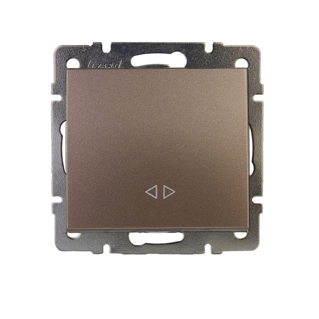 Выключатель промежуточный Lezard Rain бронза 703-3188-107 изображение Выключатель промежуточный Lezard Rain бронза 703-3188-107 Фото №