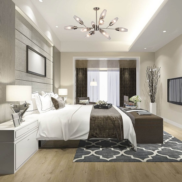 Потолочная люстра Escada Desire 10165/12PL Nickel изображение 5 Потолочная люстра Escada Desire 10165/12PL Nickel Фото № 5