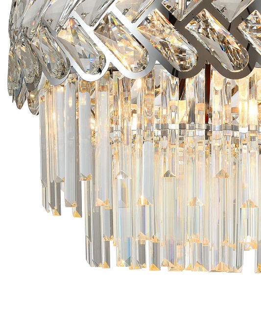 Подвесная люстра Natali Kovaltseva Armour 81436/8C Chrome Фото № 3