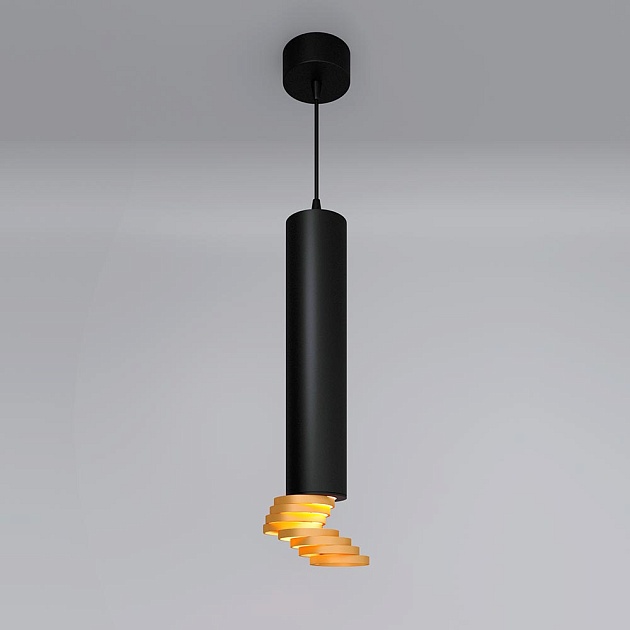 Подвесной светильник Elektrostandard DLN103 GU10 черный/золото a047750 Фото № 4