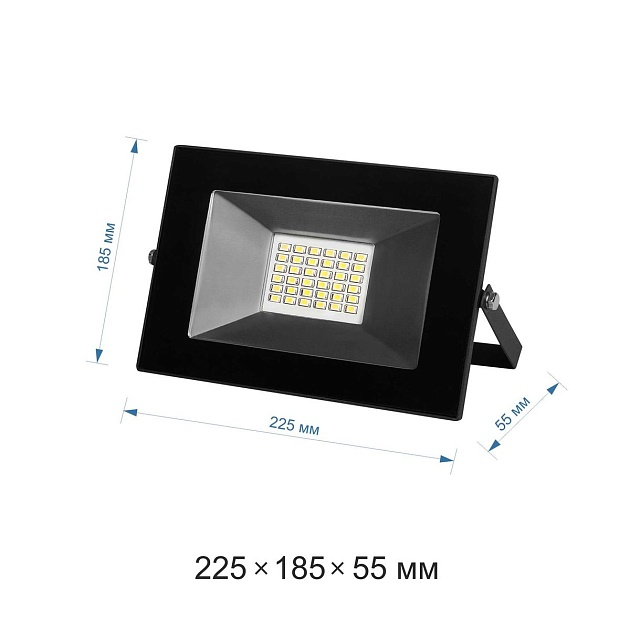 Прожектор светодиодный Apeyron 30W 6400K 05-20 Фото № 2