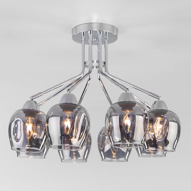 Потолочная люстра Eurosvet Marci 30164/8 хром изображение 4 Потолочная люстра Eurosvet Marci 30164/8 хром Фото № 4