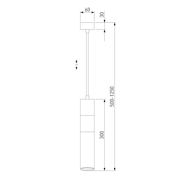 Подвесной светильник Eurosvet Viero 50097/1 черный/золото Фото № 3