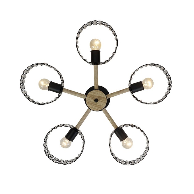 Потолочная люстра Escada Banjo 679/5P Black Фото № 4