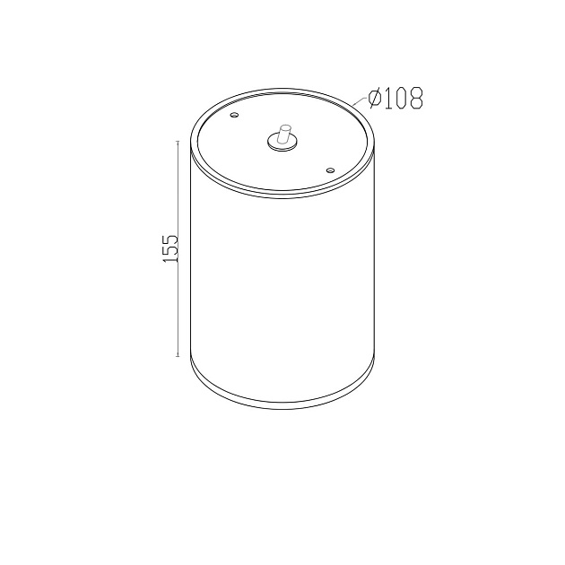 Уличный светодиодный светильник Maytoni Bar O306CL-L12GF изображение 2 Уличный светодиодный светильник Maytoni Bar O306CL-L12GF Фото № 2
