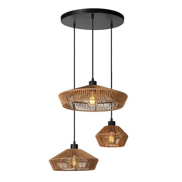 Подвесная люстра Lucide Yunkai 10413/03/72 Фото № 