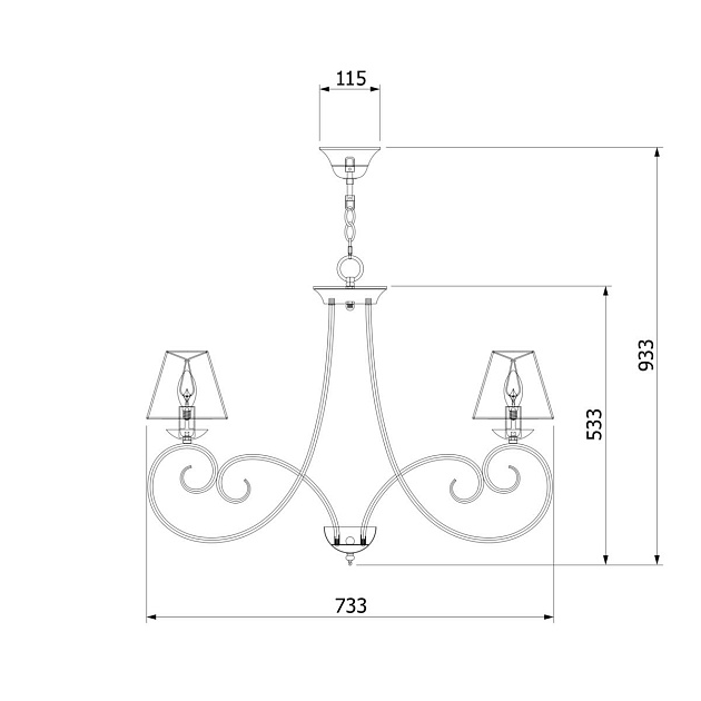 Подвесная люстра Bogates 280/8 Фото № 2