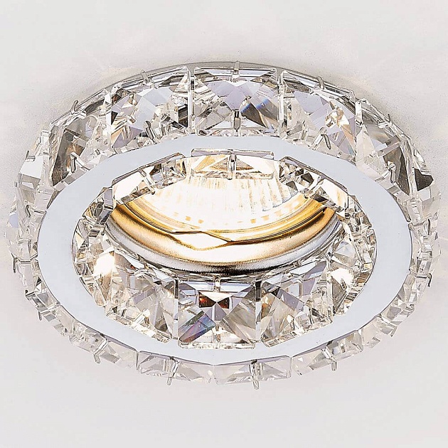 Встраиваемый светильник Ambrella light Crystal K112 CL/CH изображение 2 Встраиваемый светильник Ambrella light Crystal K112 CL/CH Фото № 2
