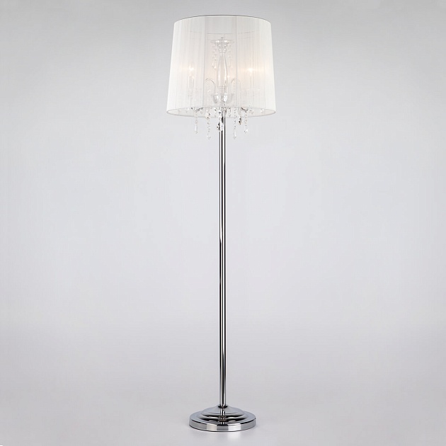 Торшер Eurosvet 2045/3F хром/белый изображение Торшер Eurosvet 2045/3F хром/белый Фото №