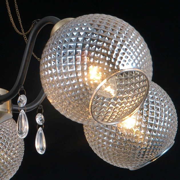 Потолочная люстра Illumico IL0432-5CSQ-29 AB BK Фото № 2