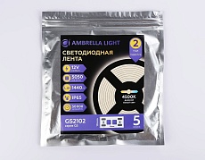 Светодиодная влагозащищенная лента Ambrella Light 14,4W/m 60LED/m 5050SMD дневной белый 5M GS2102 3