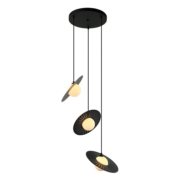 Подвесная люстра Gerhort G31122/3BK WT Фото № 