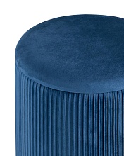 Пуф Stool Group Шарлотта с ящиком велюр синий 19A205VA-8167-69 3