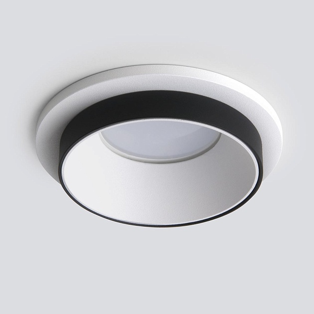 Встраиваемый светильник Elektrostandard 113 MR16 белый/черный a053342 Фото № 2