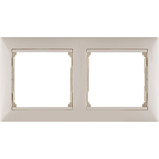 Рамка 2-постовая Legrand Valena слоновая кость 774352 изображение Рамка 2-постовая Legrand Valena слоновая кость 774352 Фото №