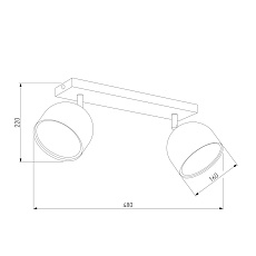 Спот TK Lighting 3415 Altea White 1