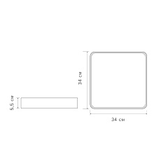 Потолочный светодиодный светильник Jazzway PPB Sсandic-S 5037373 1