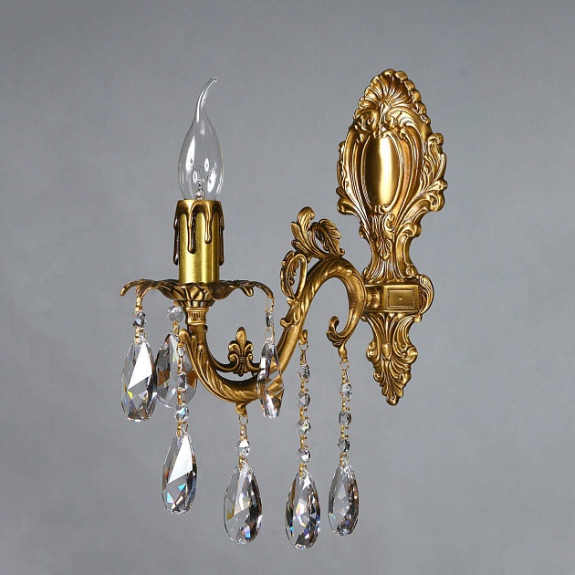 Бра Ambiente Granada 2118/1 AB Tear drop изображение Бра Ambiente Granada 2118/1 AB Tear drop Фото №