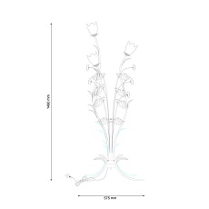 Торшер Lucia Tucci Fiori Di Rose F1760.3 2