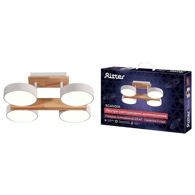 Потолочная люстра Ritter SCANDIA 51626 6 Фото № 