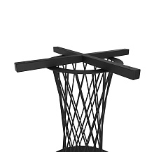 Кухонный стол Sheffilton SHT-TU3-1/80/80 ЛДСП белый черный/белый 9820654101 5