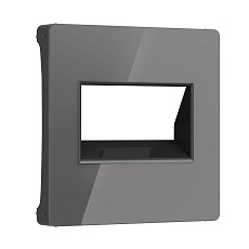 Накладка для двойной розетки Еthernet RJ-45 Werkel графит акрил W1191144 4690389197581