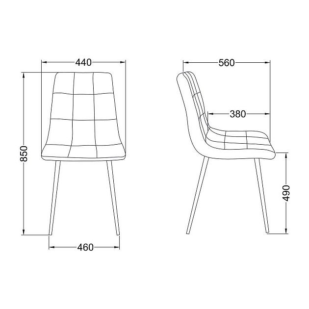 Кухонный стул AksHome Dallas горчичный, велюр 76330 изображение 2 Кухонный стул AksHome Dallas горчичный, велюр 76330 Фото № 2