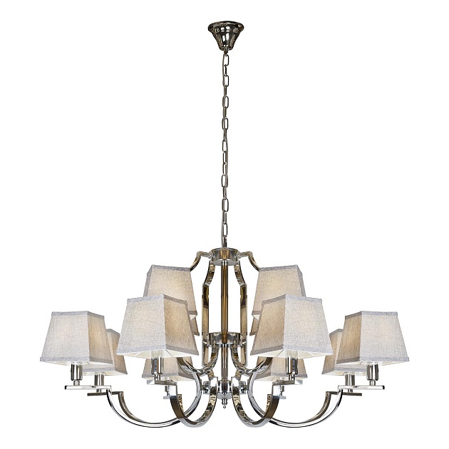 Подвесная люстра iLamp Hilton 6943-8+4 CR изображение Подвесная люстра iLamp Hilton 6943-8+4 CR Фото №