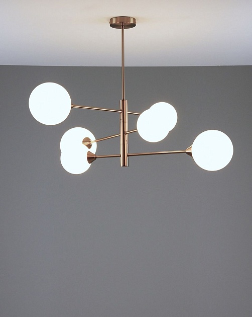 Подвесная люстра Moderli Molecule V10838-6P изображение 5 Подвесная люстра Moderli Molecule V10838-6P Фото № 5