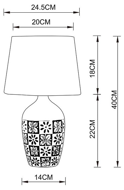 Настольная лампа Arte Lamp Twilly A4237LT-1GY Фото № 5