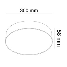 Потолочный светодиодный светильник Maytoni Technical Zon C032CL-L43MG4K 1