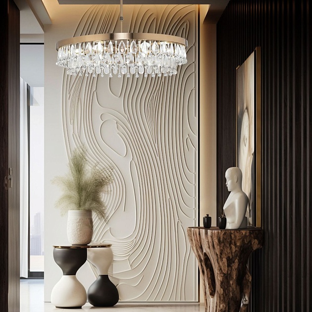 Подвесная люстра Eurosvet Sophie 60165/6 латунь изображение 5 Подвесная люстра Eurosvet Sophie 60165/6 латунь Фото № 5