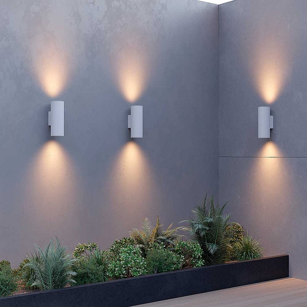 Уличный настенный светодиодный светильник Maytoni Shim O303WL-L24W3K Фото № 4