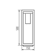 Садовый светильник Kanlux VIMO 50 BR 34985 1