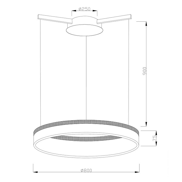 Подвесной светодиодный светильник Moderli Via V1723-PL изображение 4 Подвесной светодиодный светильник Moderli Via V1723-PL Фото № 4
