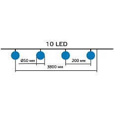 Гирлянда на солнечных батареях Gauss Solar Шары GS033 2