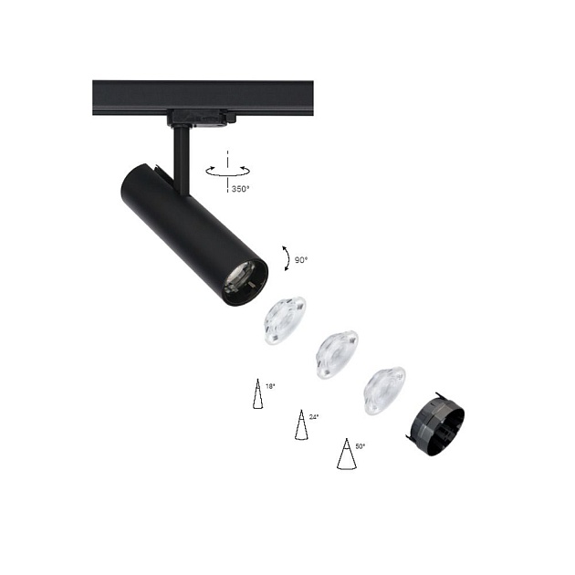 Трековый светодиодный светильник Nowodvorski Milo Led 8764 Фото № 3