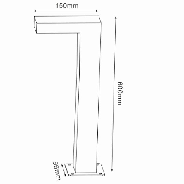 Уличный светодиодный светильник Lucide Texas 28851/61/30 изображение 2 Уличный светодиодный светильник Lucide Texas 28851/61/30 Фото № 2