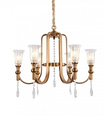 Подвесная люстра Lumina Deco Rionella LDP 8041-6 S.GD 1