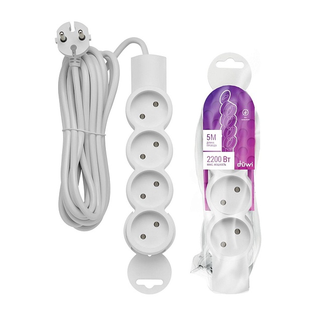 Удлинитель Duwi 4гн 5м б/з 32011 3 Фото № 2