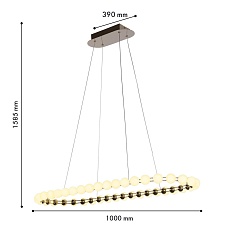Подвесной светодиодный светильник Favourite Helmet 4590-10P 1