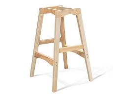 Полубарный стул Sheffilton SHT-ST36-1/S65-1 песчаная буря/прозрачный лак 5649031201 3