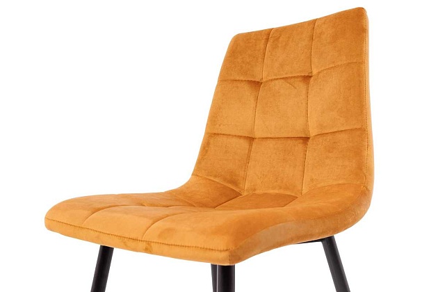 Кухонный стул AksHome Dallas горчичный, велюр 76330 изображение 5 Кухонный стул AksHome Dallas горчичный, велюр 76330 Фото № 5