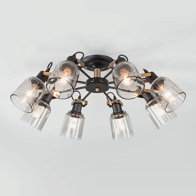 Потолочная люстра Eurosvet Astor 70111/8 черный Фото № 