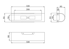 Настенный светильник Maytoni Gioia P011WL-02C 1
