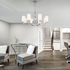 Подвесная люстра Eurosvet Catania 60120/8 хром Smart 2