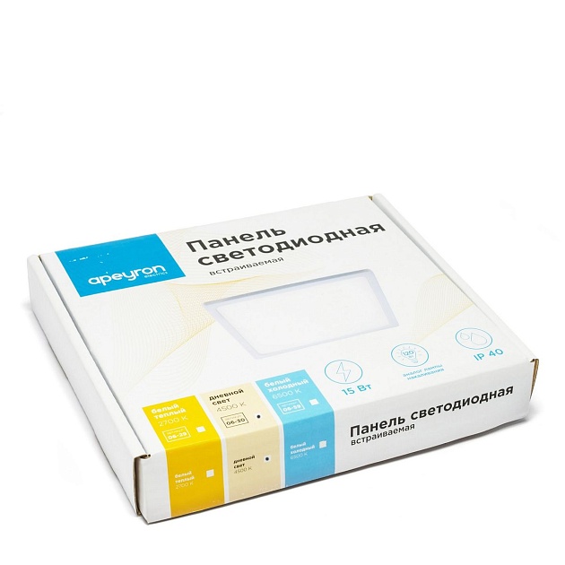 Встраиваемая светодиодная панель Apeyron 06-30 Фото № 4