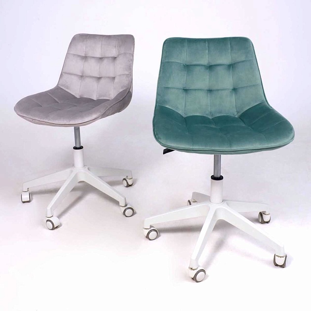 Поворотное кресло AksHome Carolyn велюр, мятный 91958 изображение 4 Поворотное кресло AksHome Carolyn велюр, мятный 91958 Фото № 4