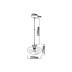 Подвесной светильник Vele Luce Alieno VL5354P11 4