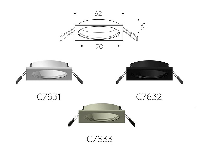 Корпус светильника Ambrella light DIY Spot C7633 Фото № 2